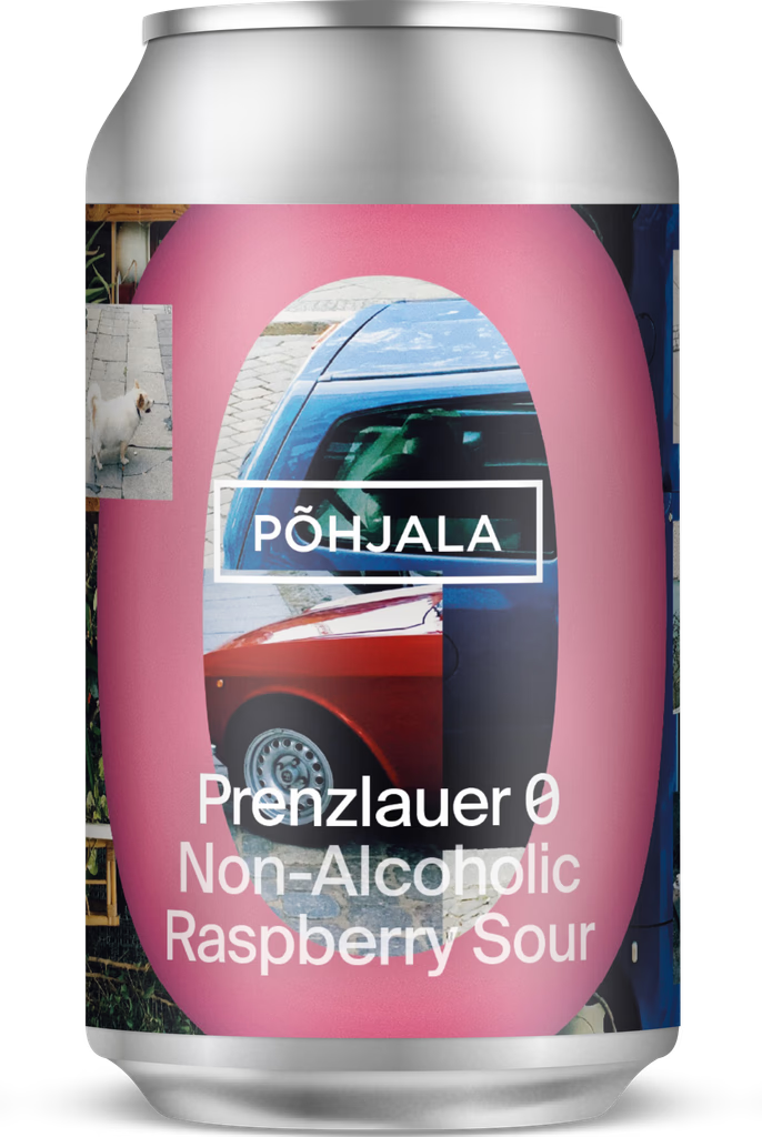 Pohjala - Prenzlauer 0 non‑alcoholic raspberry sour 33cl