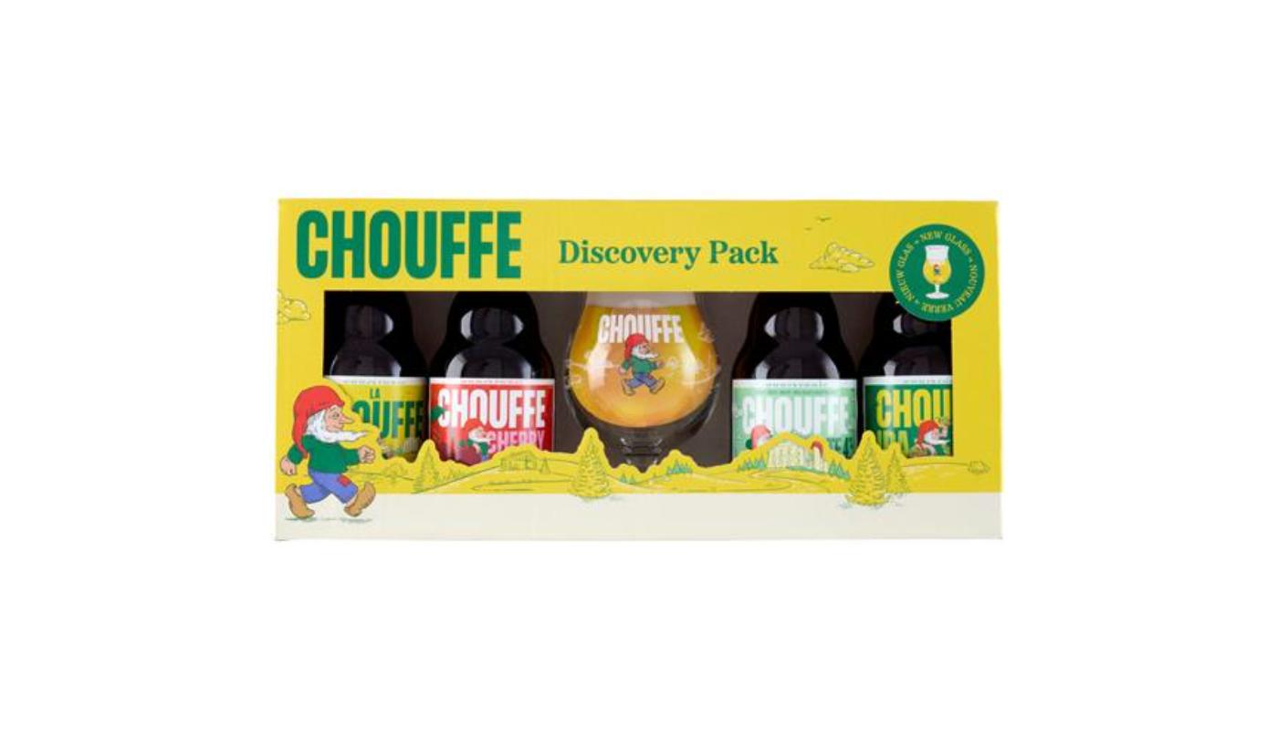 Giftpack - Chouffe Discovery 4X33Cl + Glass