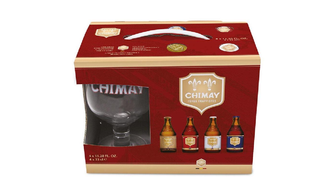 Giftpack Chimay 4X33Cl + Glass
