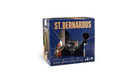 Giftpack - St Bernardus 6X33 + 2 Glasses
