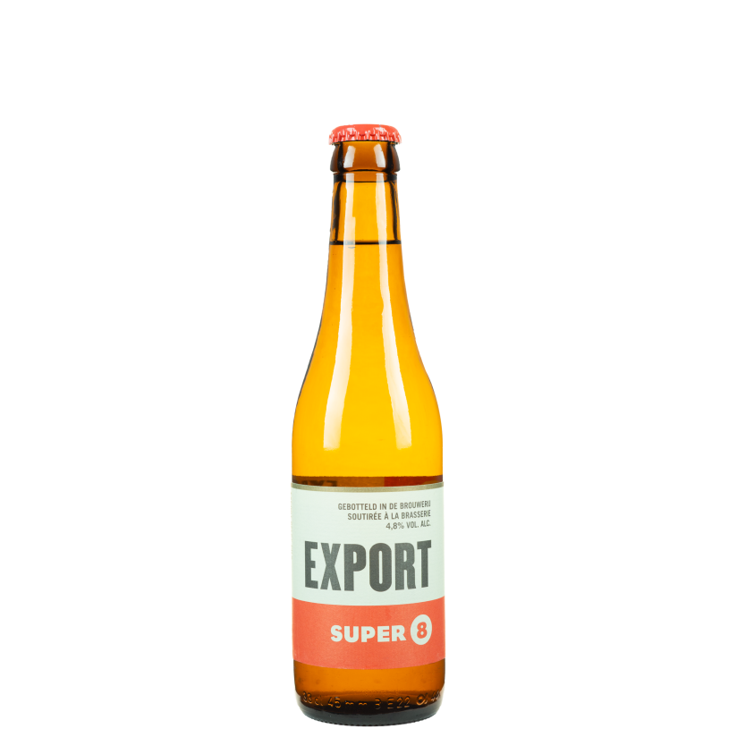 Super 8 Export blond lager 33Cl