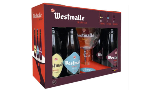 Giftpack - Westmalle 6X33 + Glass