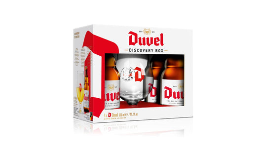 Giftpack - Duvel  Discovery 4X33Cl + Glass